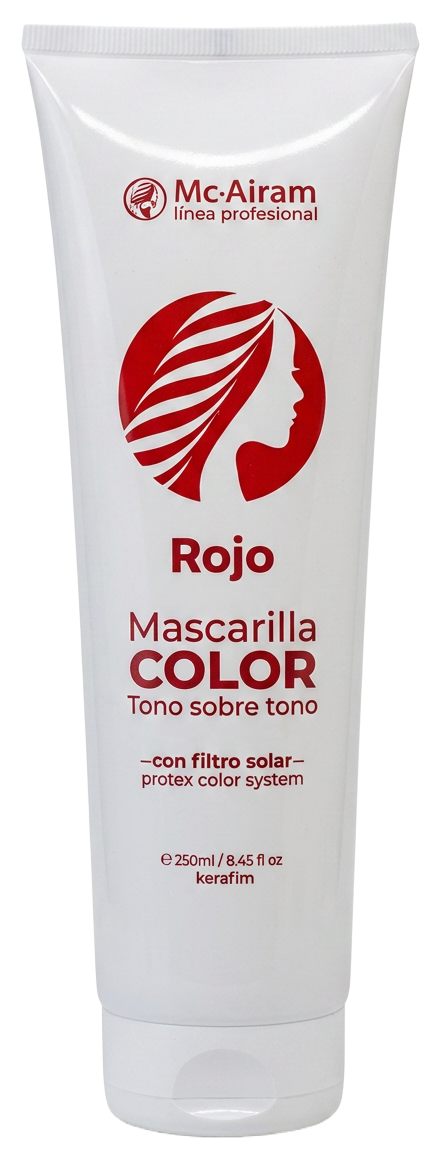 Mascarilla Color Rojo